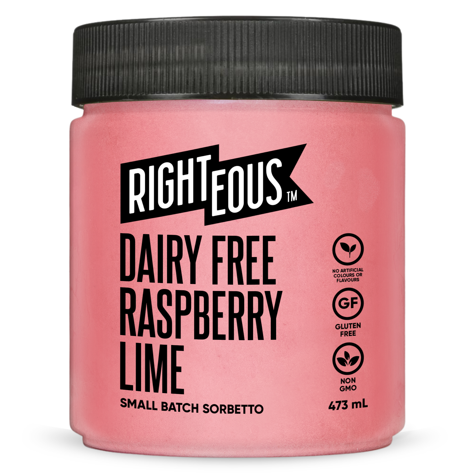 Dairy Free Raspberry Lime Sorbetto