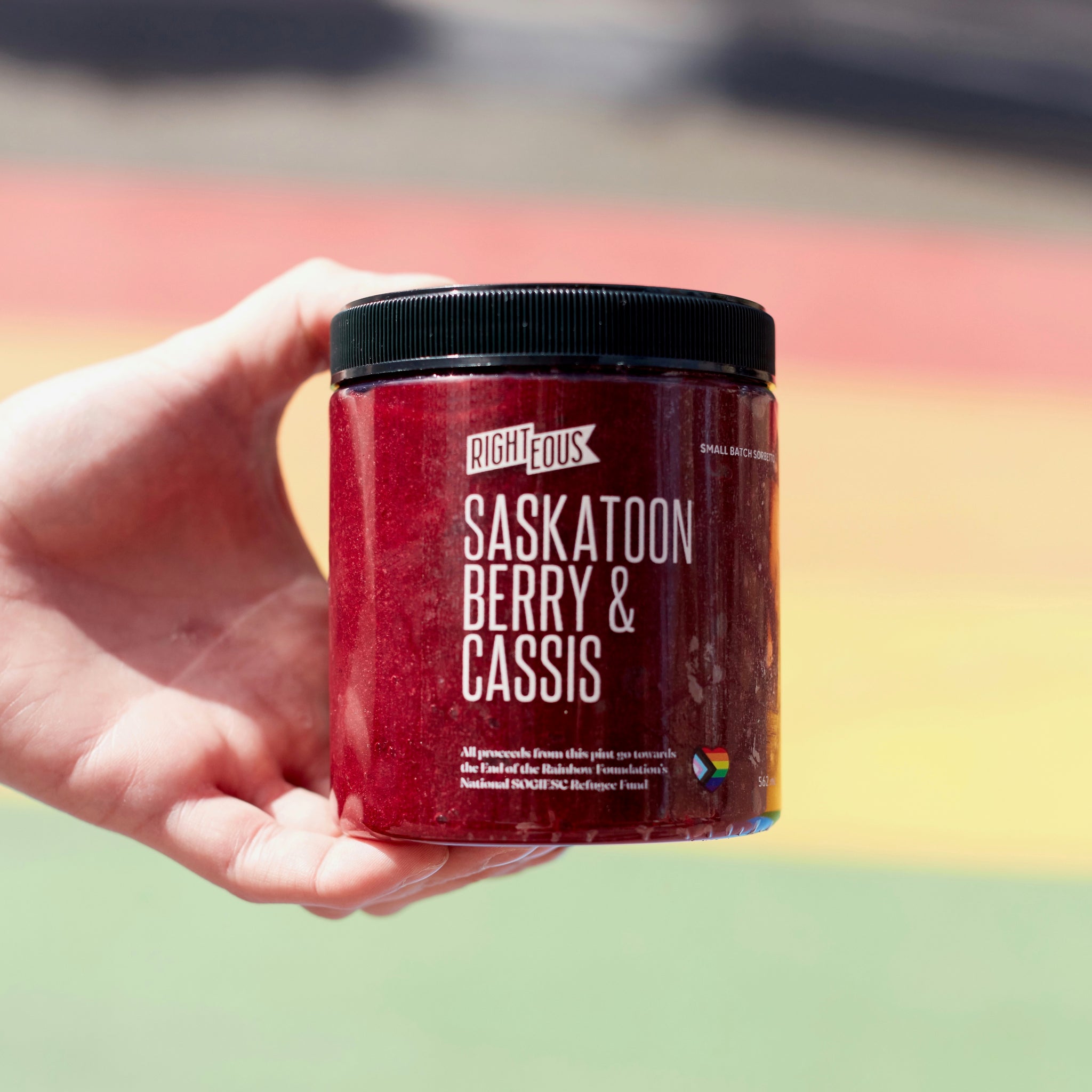 Saskatoon Berry Cassis & End of the Rainbow Collaboration