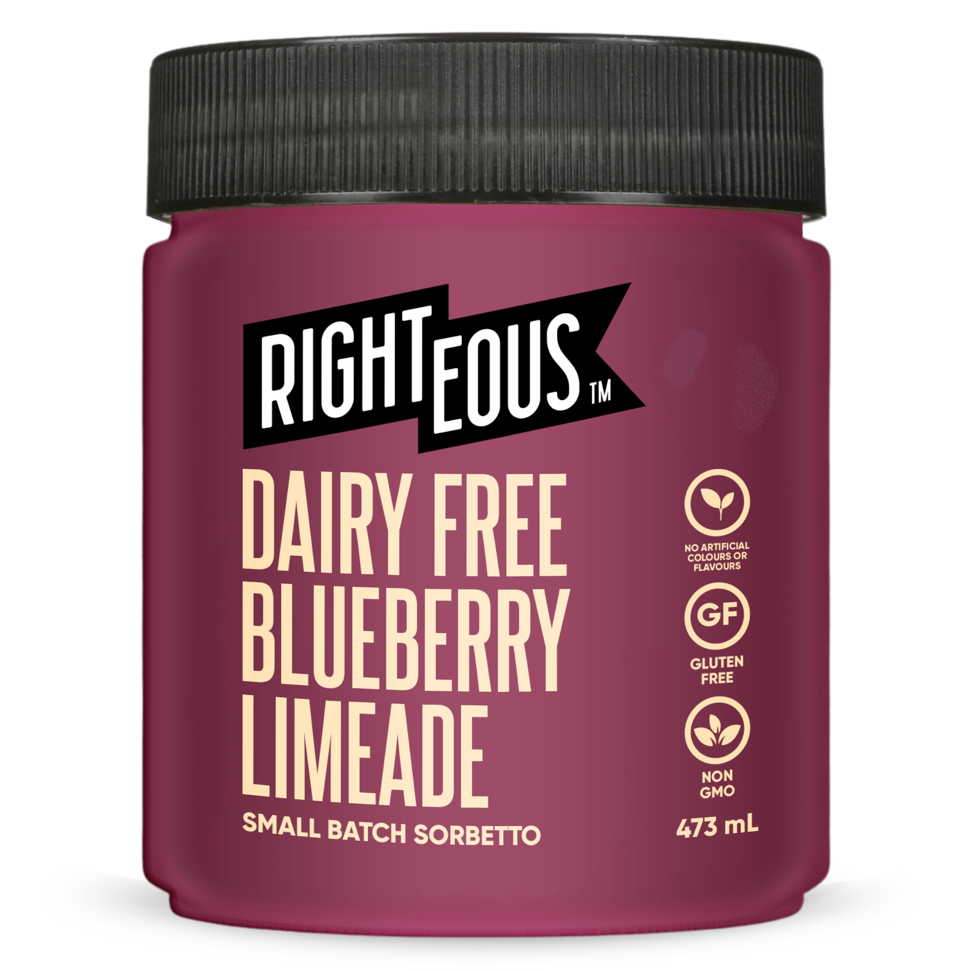 Dairy Free Blueberry Limeade Sorbetto