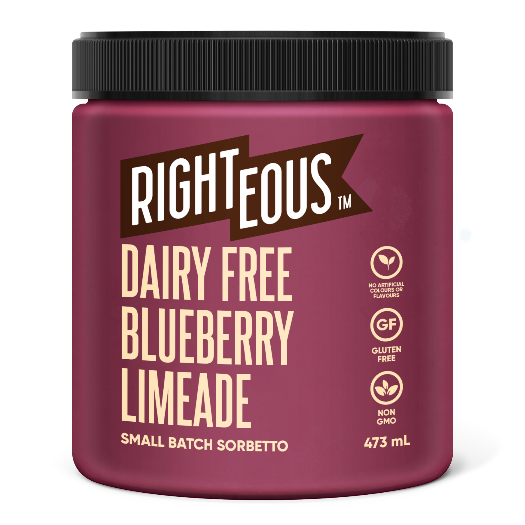 Dairy Free Blueberry Limeade Sorbetto
