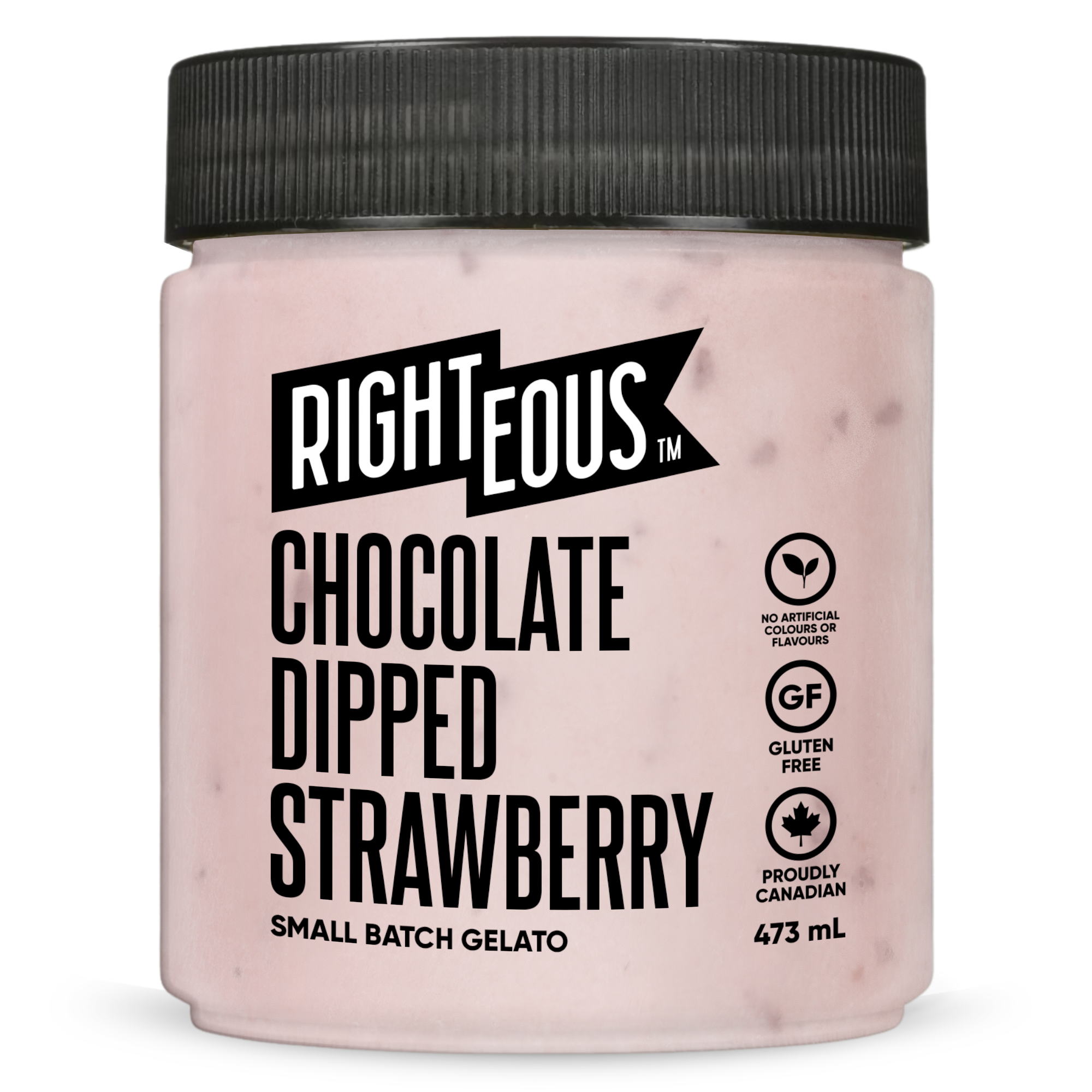 Chocolate Dipped Strawberry Gelato