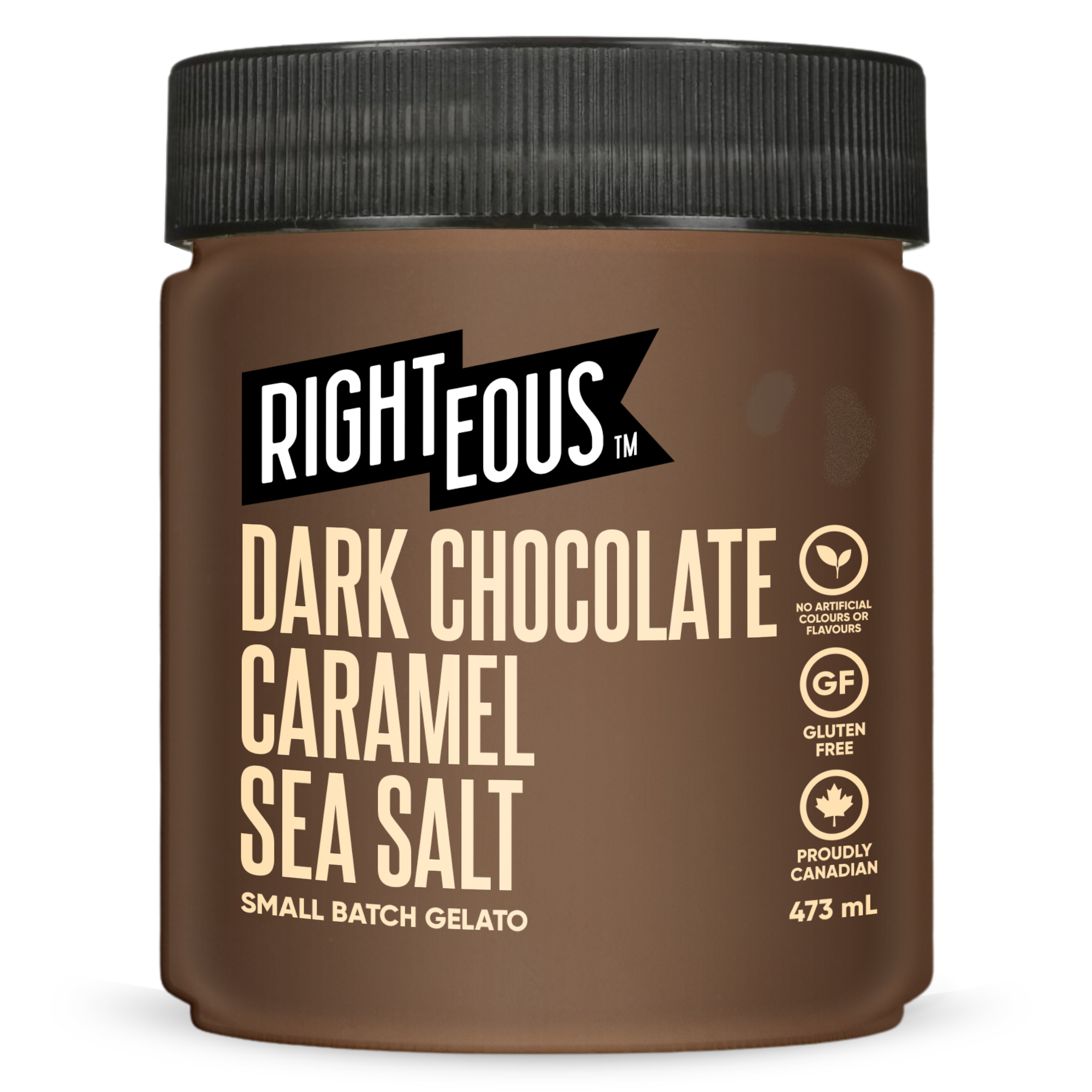 Dark Chocolate Caramel Sea Salt Gelato