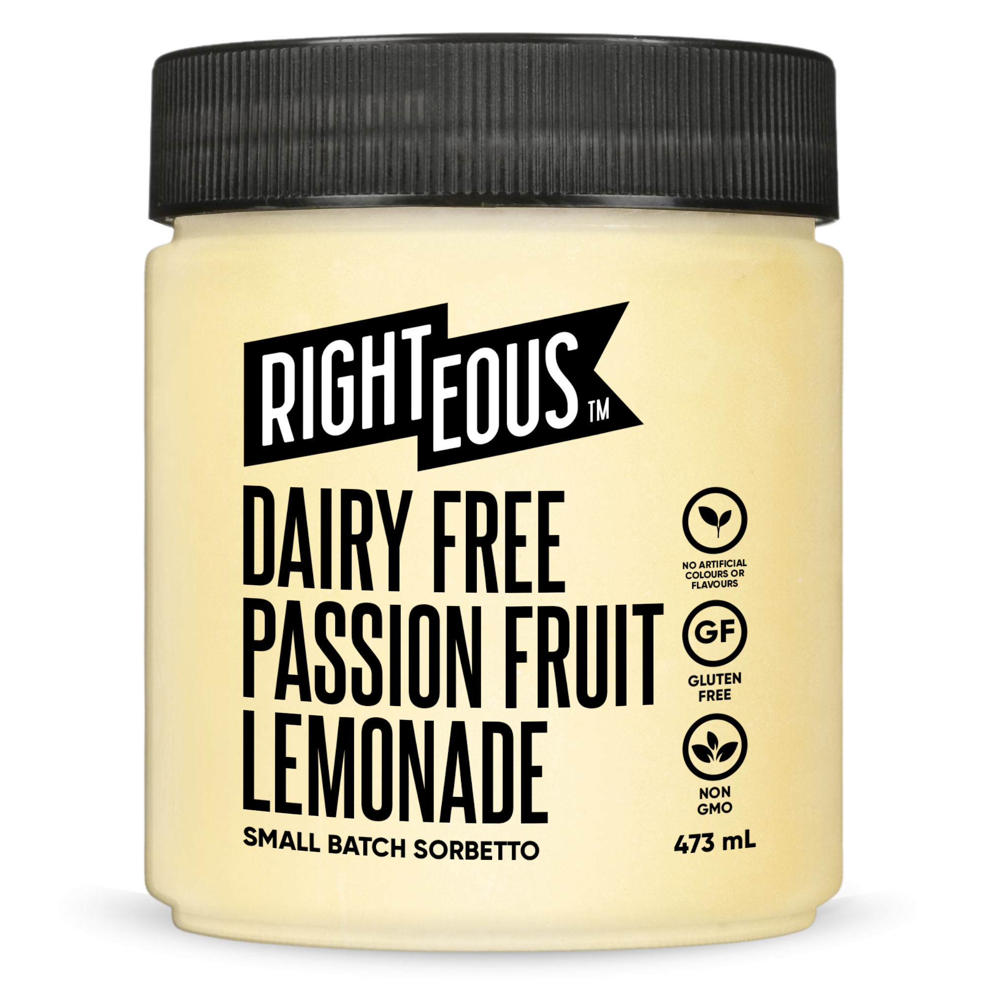 Dairy Free Passionfruit Lemonade Sorbetto