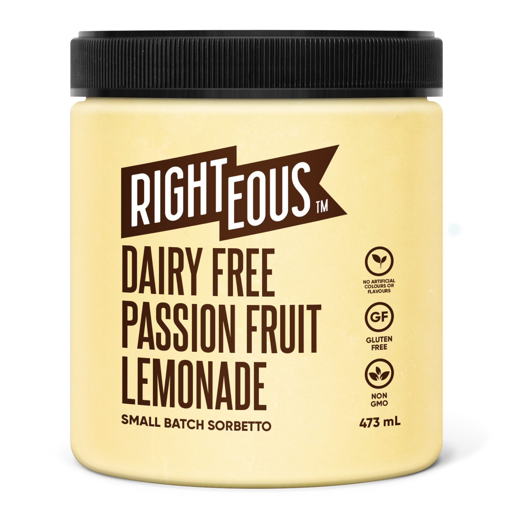 Dairy Free Passionfruit Lemonade Sorbetto