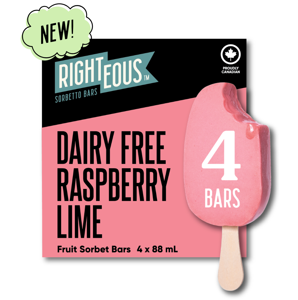 Raspberry Lime Sorbetto Bars 4 x 88mL