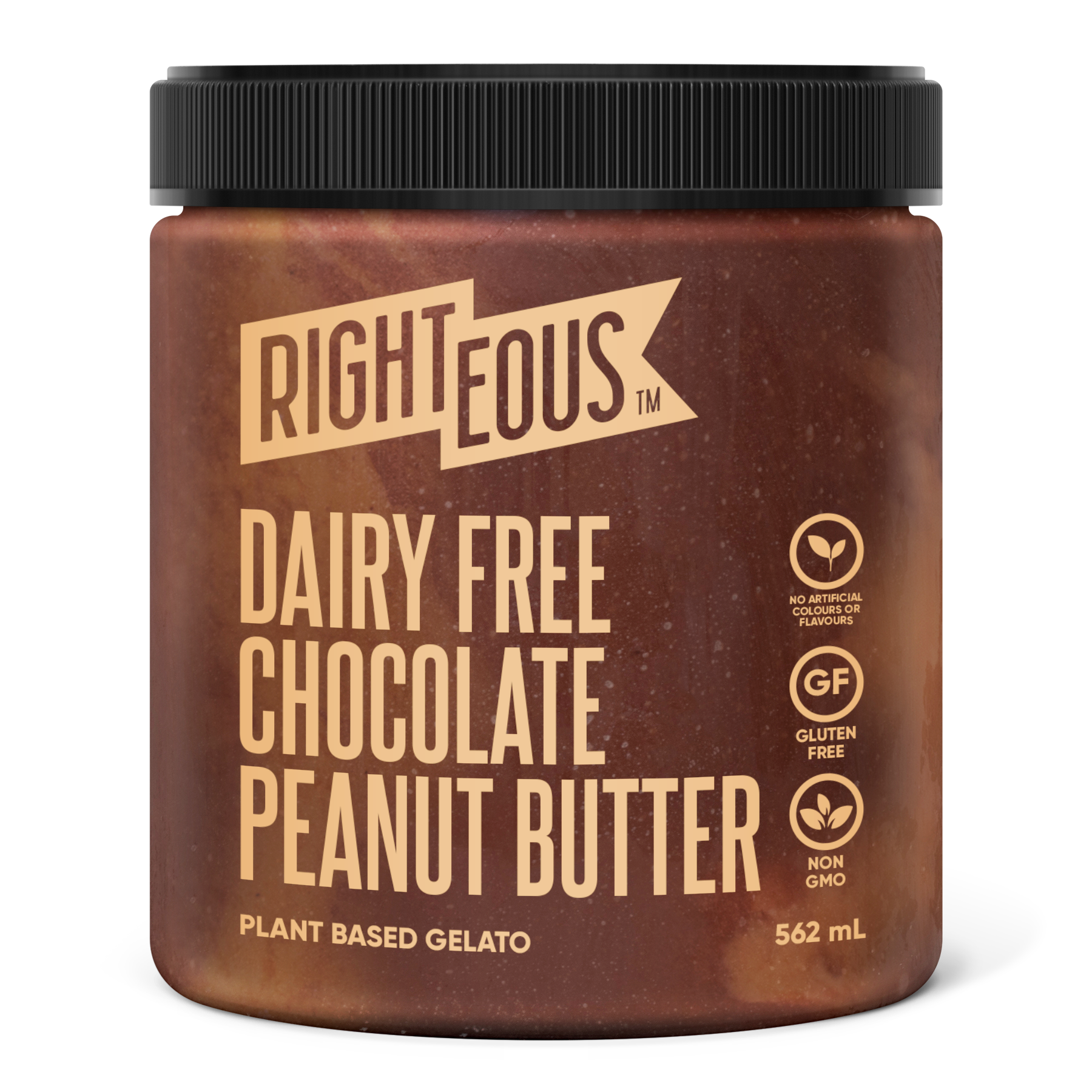 Dairy Free Chocolate Peanut Butter Plant Based Gelato