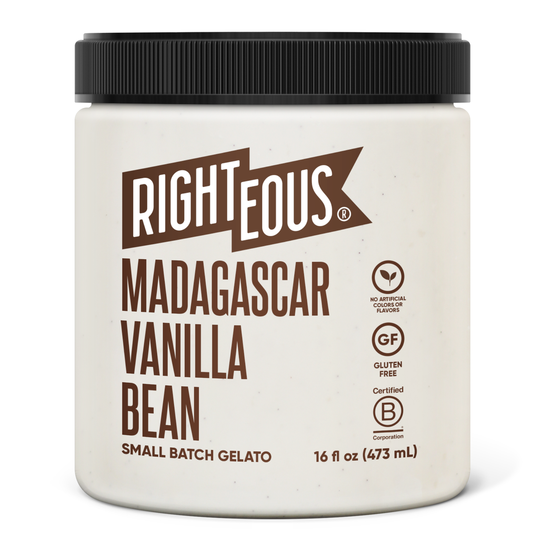 USA 16oz Vanilla Bean Righteous Gelato